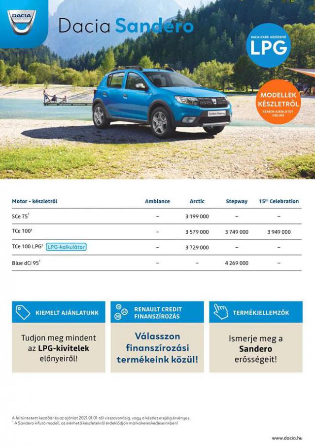 Dacia Sandero . Dacia (2021-12-31-2021-12-31)