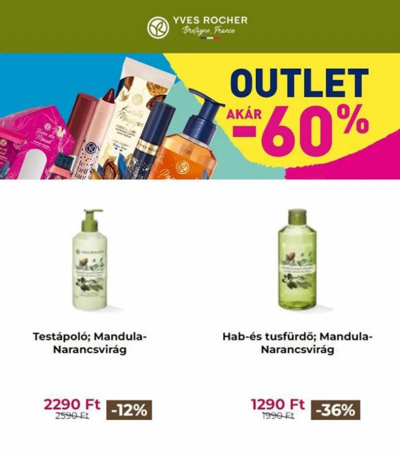 Outlet 60%. Yves Rocher (2022-05-02-2022-05-02)