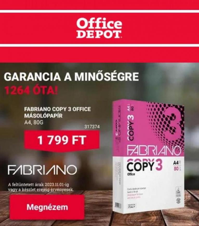 Ajánlatok Office Depot!. Office Depot (2023-11-01-2023-11-01)