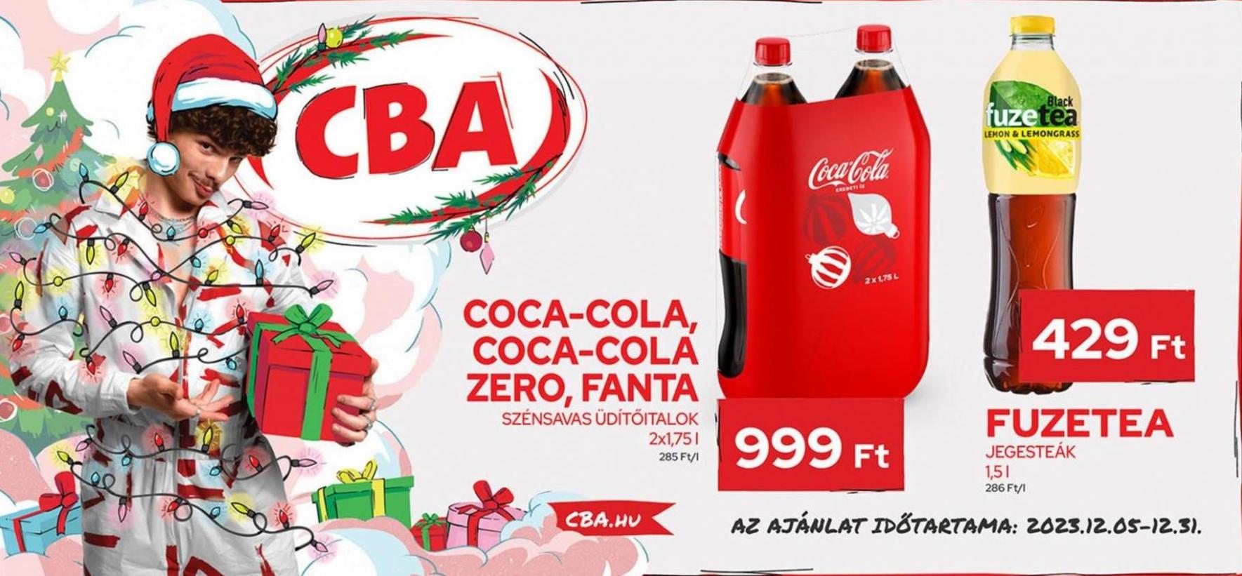 Katalógus CBA coca - cola. CBA (2023-12-31-2023-12-31)
