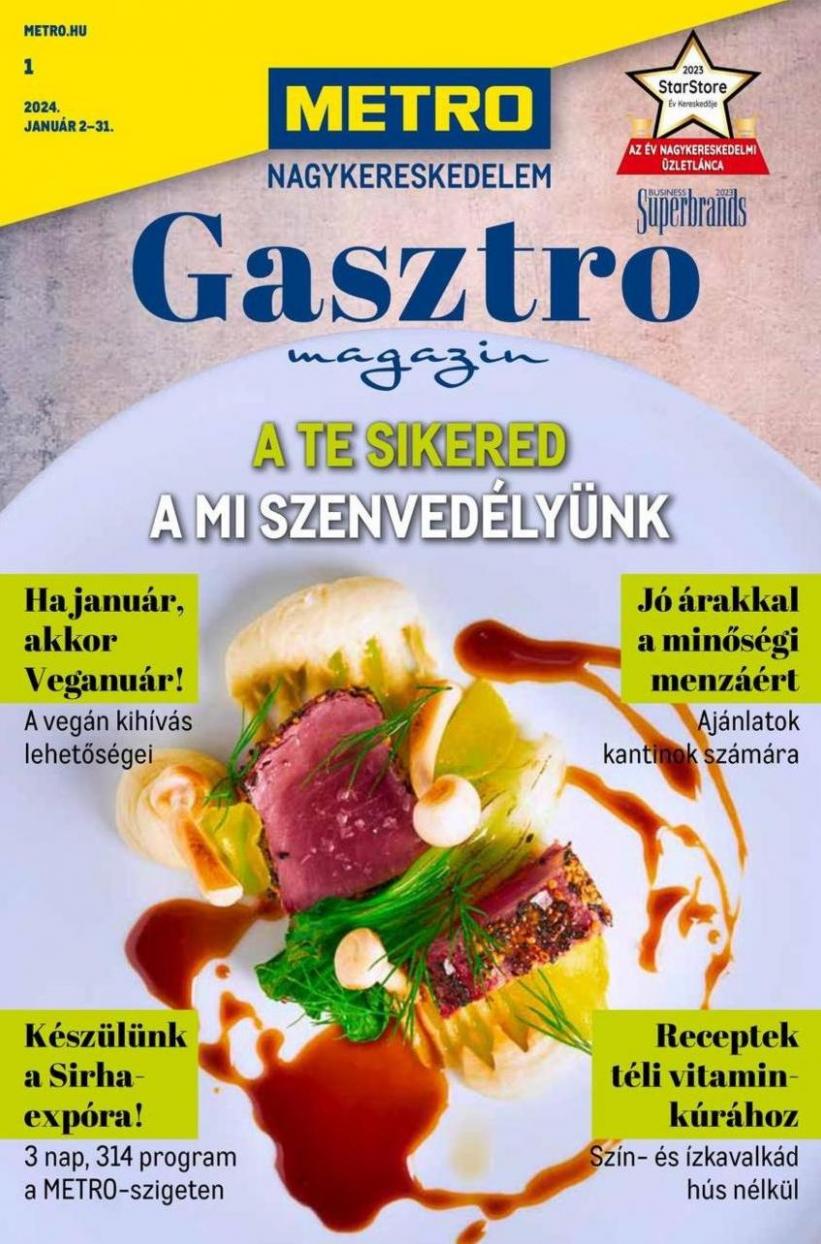 Gasztro magazin 2024/01. Metro (2024-01-31-2024-01-31)