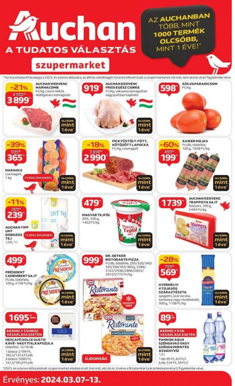 Auchan szupermarket heti katalógus !. Auchan (2024-03-13-2024-03-13)