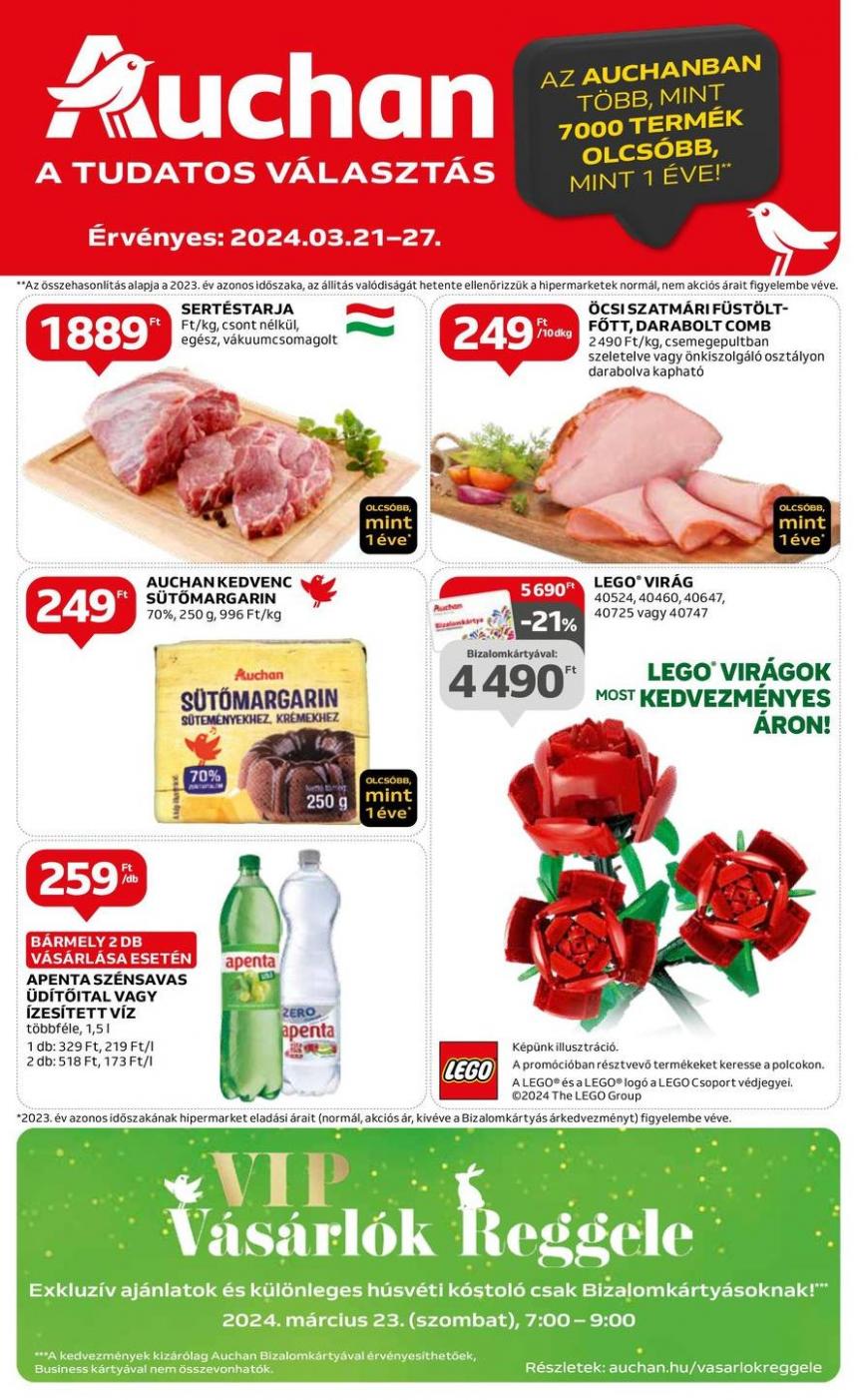Auchan Hipermarket heti katalógus!. Auchan (2024-03-27-2024-03-27)