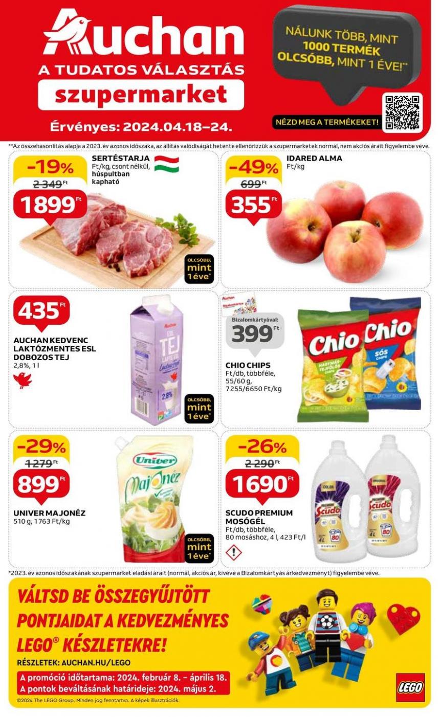 Auchan szupermarket heti katalógus !. Auchan (2024-04-24-2024-04-24)