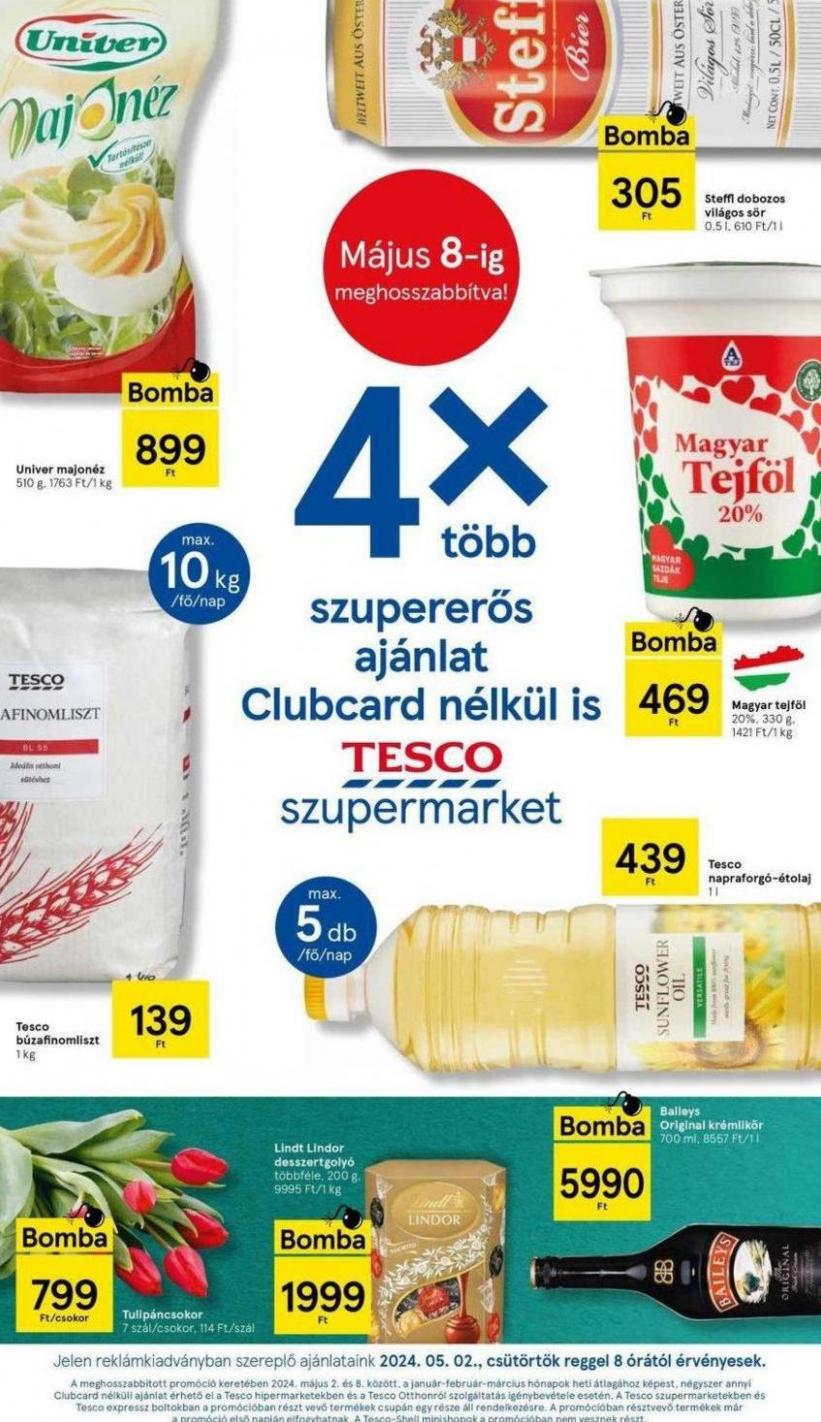 Tesco Katalógus - szupermarket - következő hét. Tesco (2024-05-08-2024-05-08)